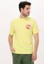 Scotch & Soda Gele T-shirt Logo Graphic Jersey T-shirt In Organic Cotton - Thumbnail 1