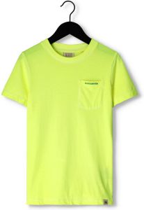 Scotch & Soda Gele T-shirt Short Sleeved Chest Pocket T-shirt