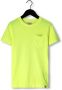 SCOTCH & SODA Jongens Polo's & T-shirts Short Sleeved Chest Pocket T-shirt Geel - Thumbnail 1