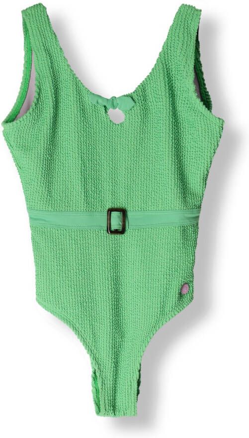 SCOTCH & SODA Meisjes Zwemkleding Belted Crinkle Bathing Suit Groen