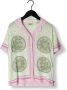 SCOTCH & SODA Meisjes Blouses Placed All Over Printed Short Sleeved Shirt Groen - Thumbnail 1