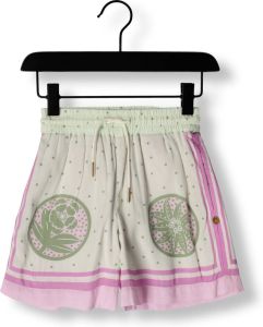 Scotch & Soda Groene Shorts Placed All Over Printed Shorts
