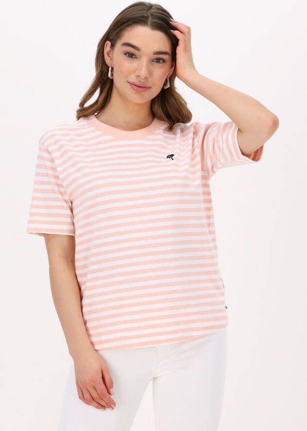 Scotch & Soda Koraal T-shirt Breton Striped Short Sleeved T-shirt