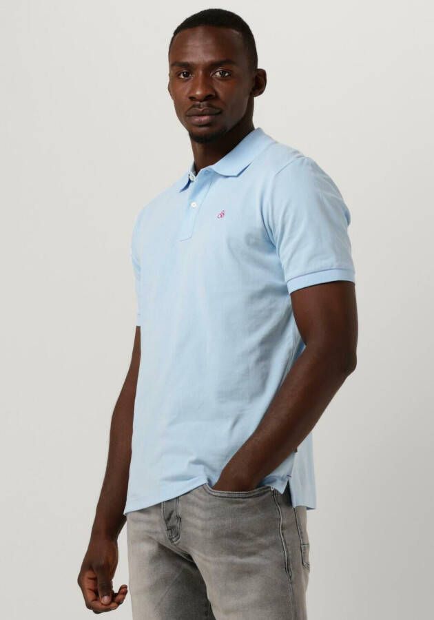 Scotch & Soda Lichtblauwe Polo Classic Organic Pique Polo