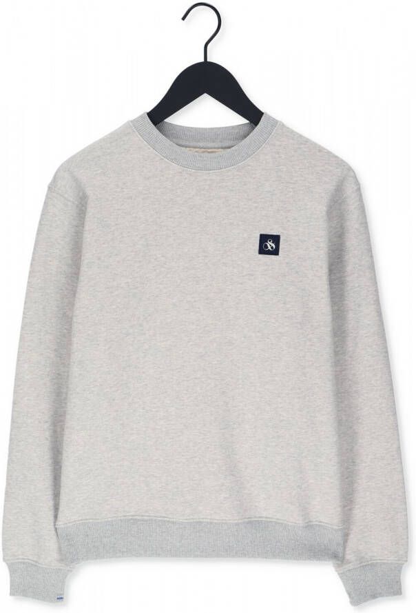 SCOTCH & SODA Heren Truien & Vesten Felpa Crewneck Sweatshirt Lichtgrijs