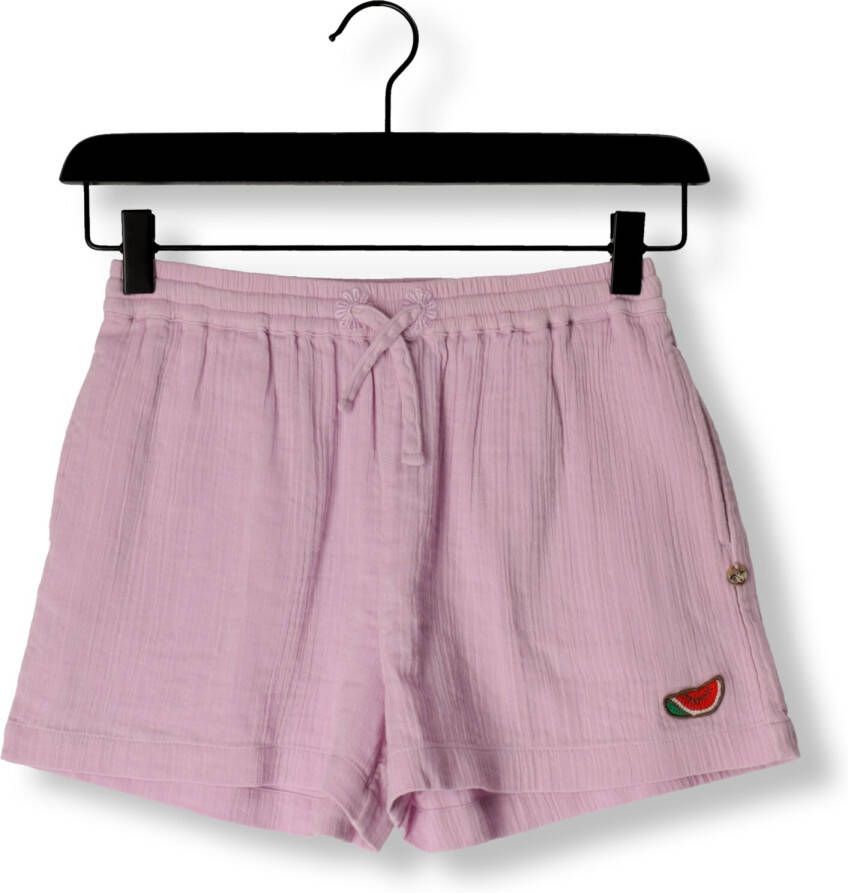 SCOTCH & SODA Meisjes Broeken Crinkle Cotton Shorts Lila
