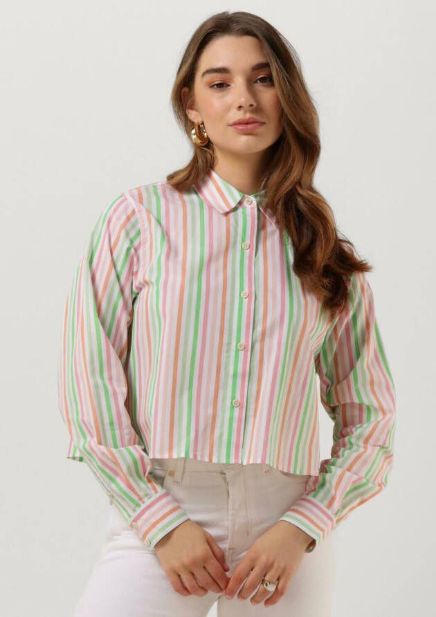 SCOTCH & SODA Dames Blouses Multi Striped Boxy Fit Shirt Multi