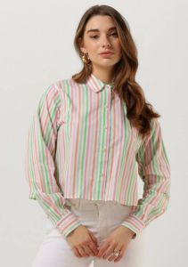 Scotch & Soda Multi Blouse Multi Striped Boxy Fit Shirt