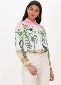 Scotch & Soda Multi Blouse Relaxed Fit Shirt With Placement Print