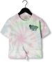 SCOTCH & SODA Meisjes Tops & T-shirts Relaxed-fit Knotted Tie Dye T-shirt Multi - Thumbnail 1
