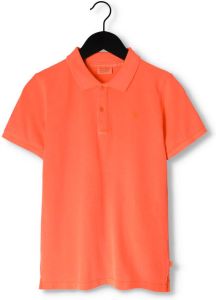 Scotch & Soda Neon Polo Garment Dyed Short Sleeved Pique Polo