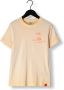 SCOTCH & SODA Jongens Polo's & T-shirts Regular Fit Short Sleeved Washed Artwork Oranje - Thumbnail 1