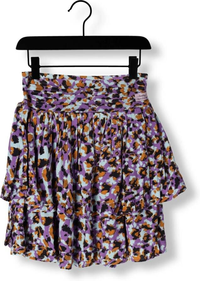 SCOTCH & SODA Meisjes Rokken All-over Printed Mini Skirt Paars