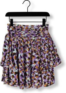 Scotch & Soda Paarse Minirok All-over Printed Mini Skirt