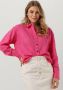 SCOTCH & SODA Dames Blouses Oversized Linen Shirt Roze - Thumbnail 1
