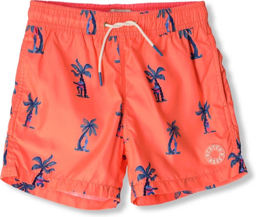 SCOTCH & SODA Jongens Zwemkleding Short Lenght All-over Printed Swim Shorts Roze