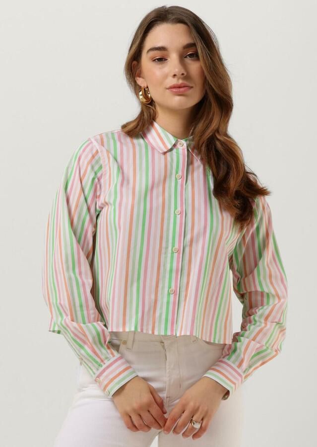 SCOTCH & SODA Dames Blouses Multi Striped Boxy Fit Shirt Multi