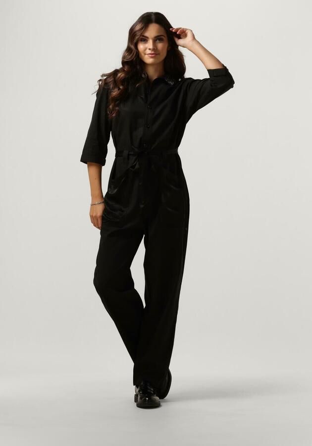 Scotch & Soda Beaded Collar Jumpsuit Elegante Stijl Black Dames - Foto 3
