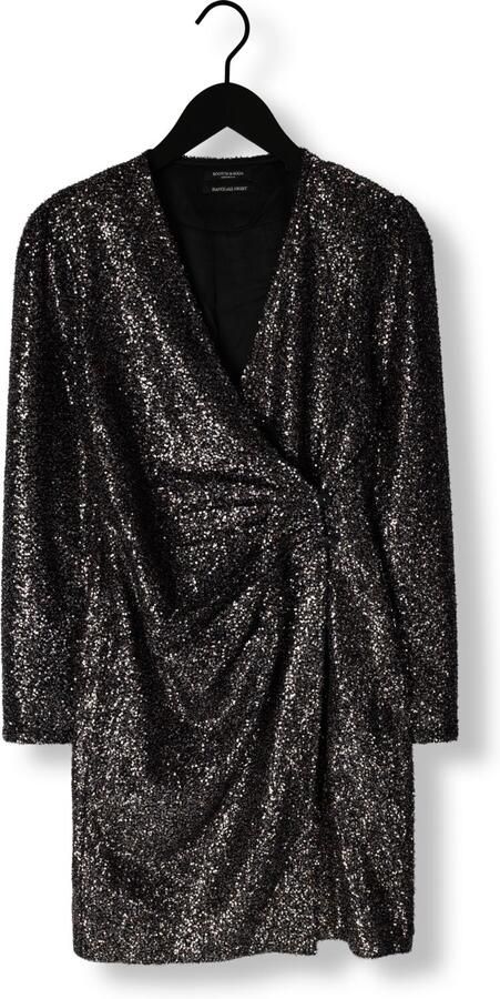 SCOTCH & SODA Dames Jurken Mini Dress In Mixed Sequins Zilver - Foto 3