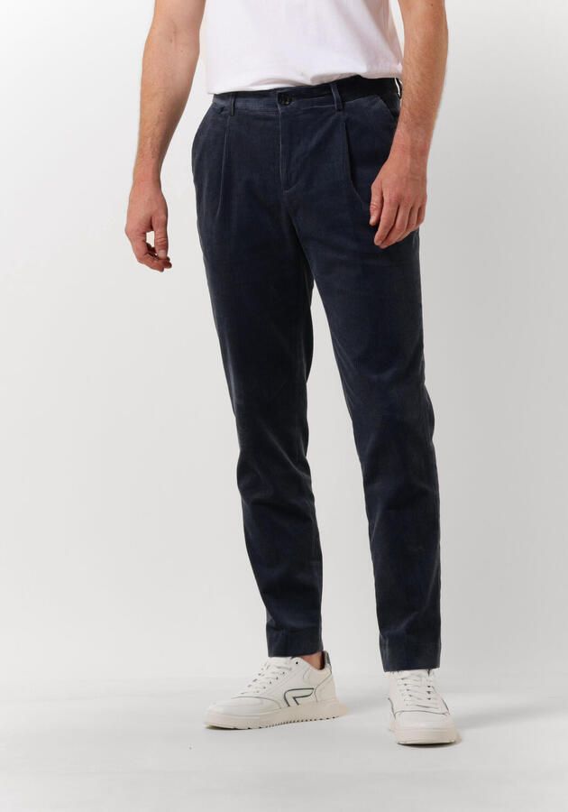 SCOTCH & SODA Heren Broeken Blake Corduroy Pleated Chino Blauw - Foto 4