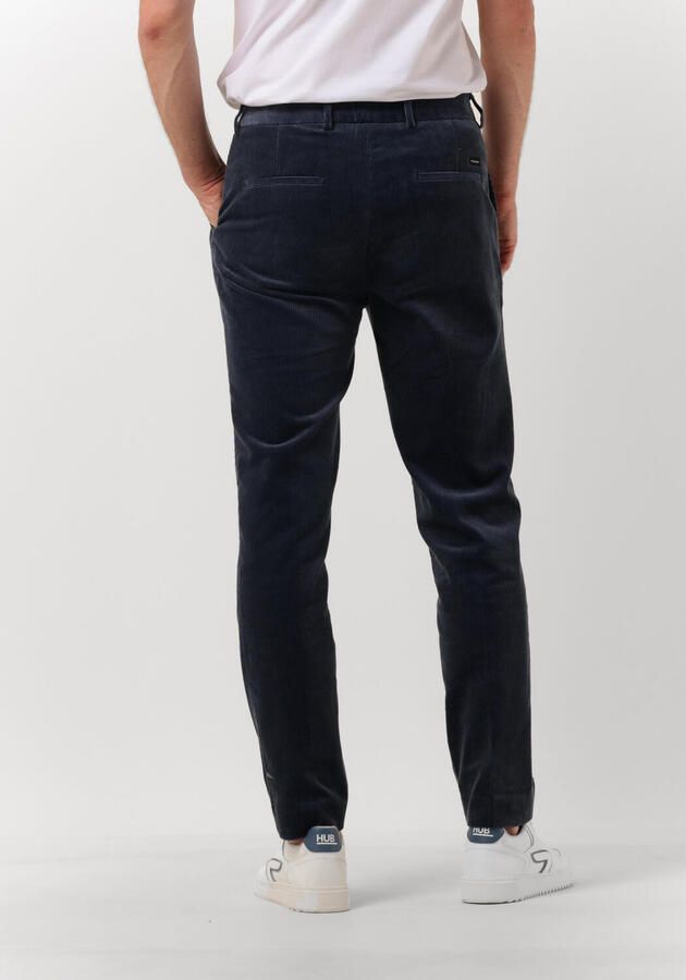 SCOTCH & SODA Heren Broeken Blake Corduroy Pleated Chino Blauw