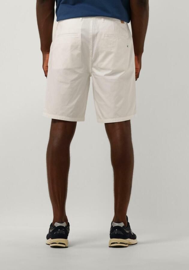 SCOTCH & SODA Heren Broeken Stuart Garment-dyed Cotton-blend Twill Short Gebroken Wit - Foto 2