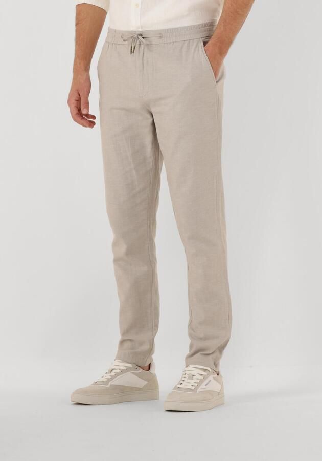 Scotch & Soda Tapered fit stoffen broek met tunnelkoord model 'Warren' - Foto 4