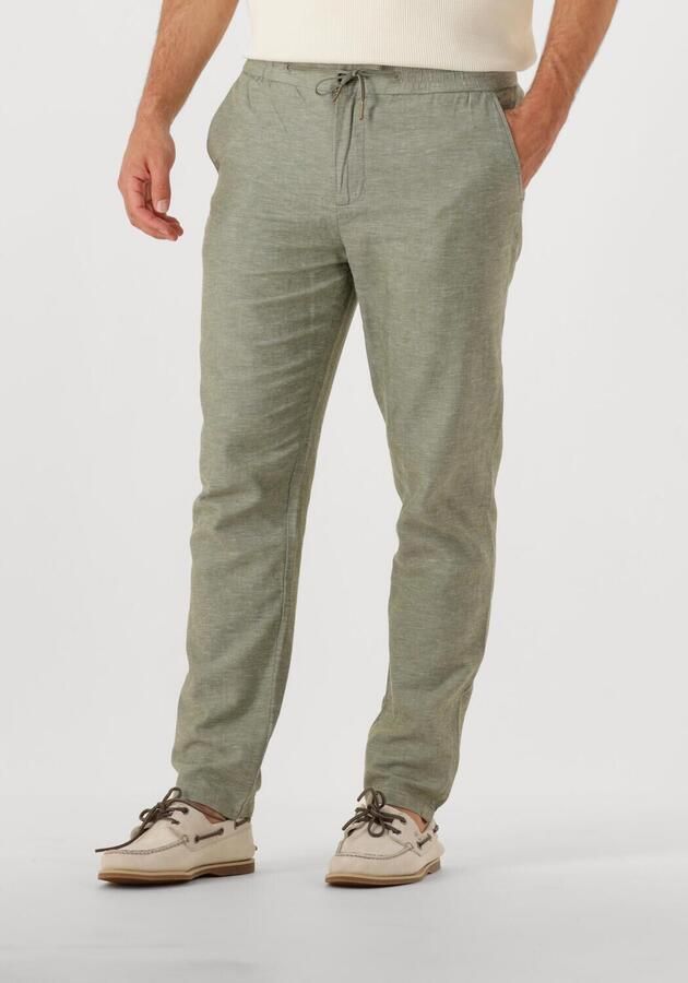 Scotch & Soda Tapered fit stoffen broek met tunnelkoord model 'Warren' - Foto 4