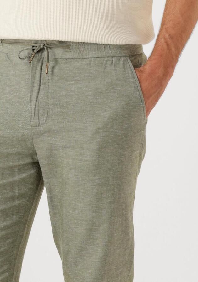 Scotch & Soda Tapered fit stoffen broek met tunnelkoord model 'Warren' - Foto 2