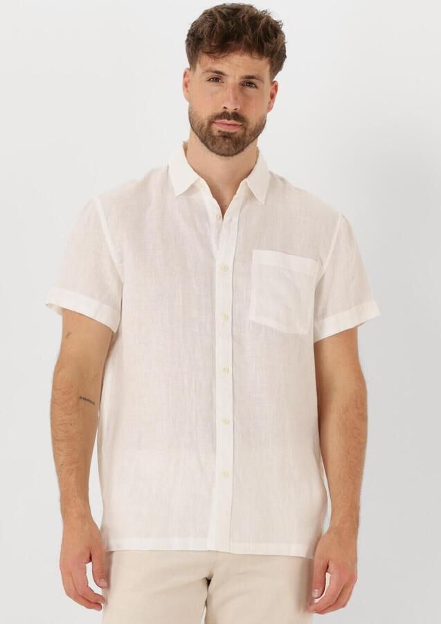 SCOTCH & SODA Heren Overhemden Linen Shirt Ecru - Foto 4