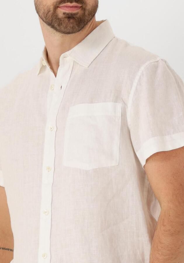 SCOTCH & SODA Heren Overhemden Linen Shirt Ecru - Foto 3