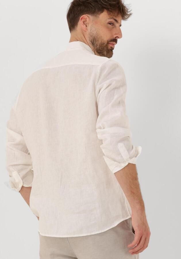 Scotch & Soda Overhemd Lange Mouw Scotch & Soda Linnen Overhemd Wit - Foto 3