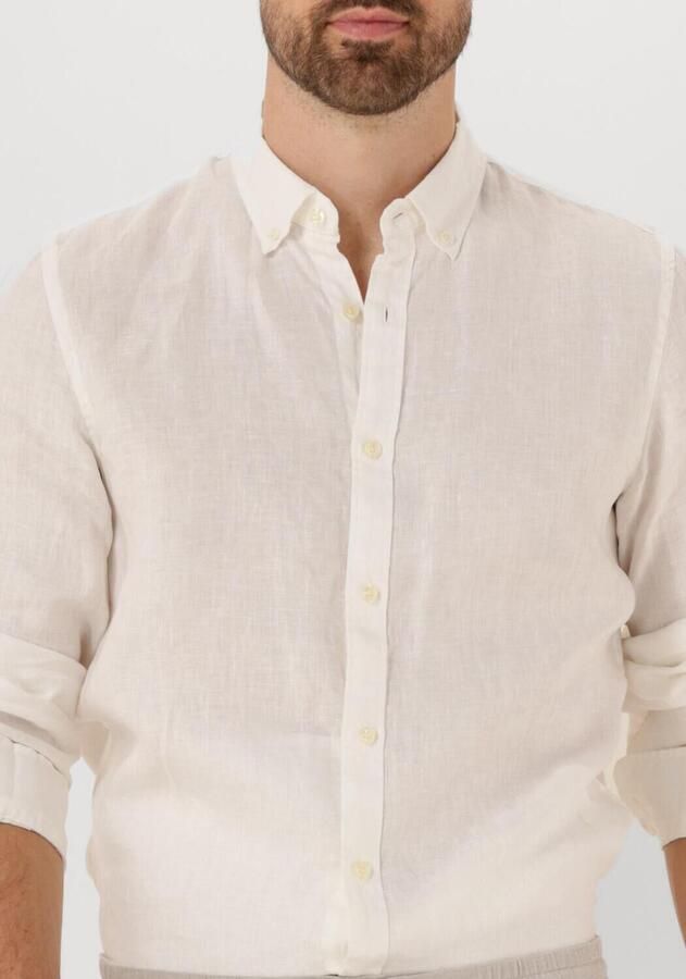 Scotch & Soda Overhemd Lange Mouw Scotch & Soda Linnen Overhemd Wit - Foto 2