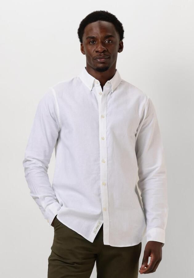 Scotch & Soda Overhemd Lange Mouw Scotch & Soda Core Oxford Overhemd Wit - Foto 4