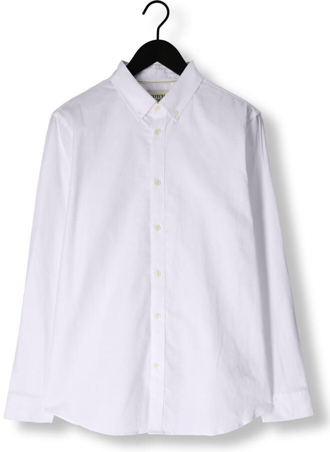 Scotch & Soda Overhemd Lange Mouw Scotch & Soda Core Oxford Overhemd Wit