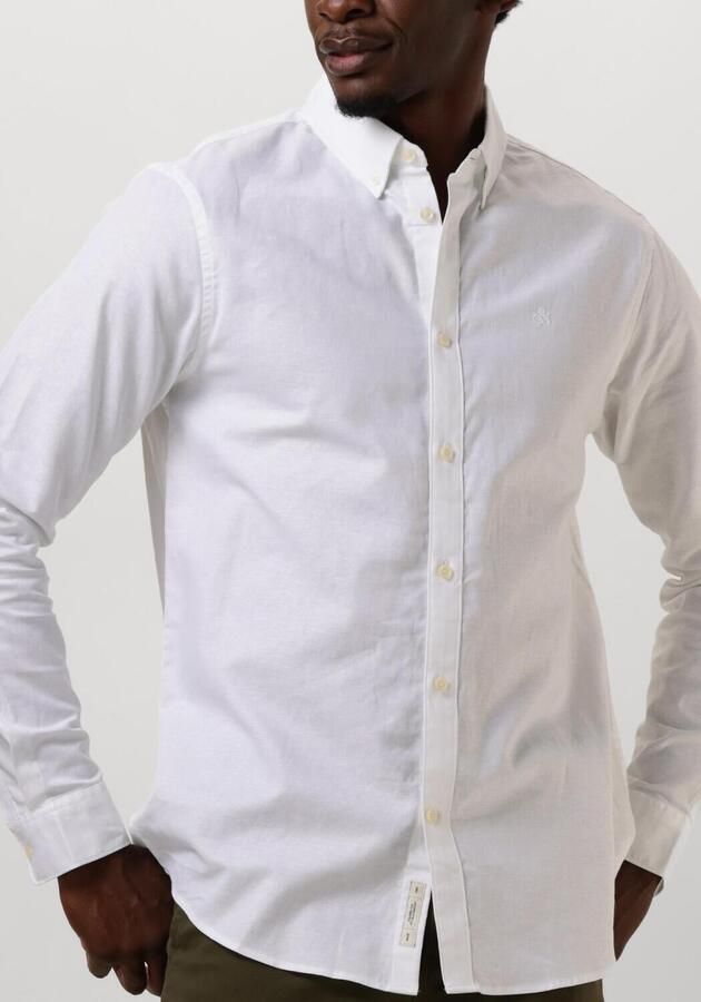 Scotch & Soda Overhemd Lange Mouw Scotch & Soda Core Oxford Overhemd Wit - Foto 3