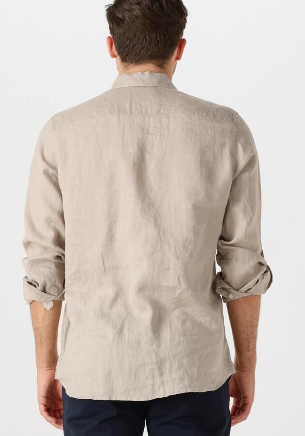 SCOTCH & SODA Heren Overhemden Regular Fit Linen Shirt Beige - Foto 2