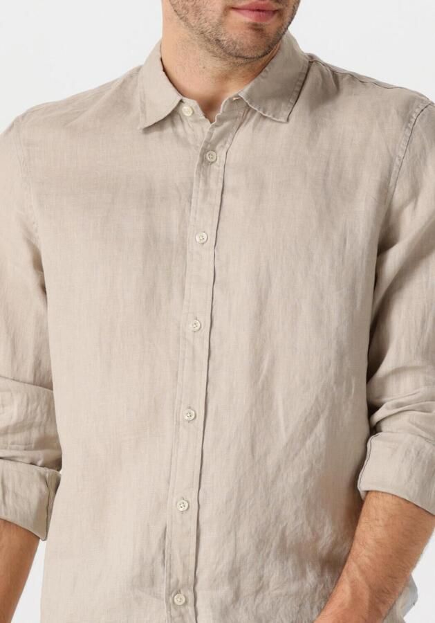 SCOTCH & SODA Heren Overhemden Regular Fit Linen Shirt Beige - Foto 3