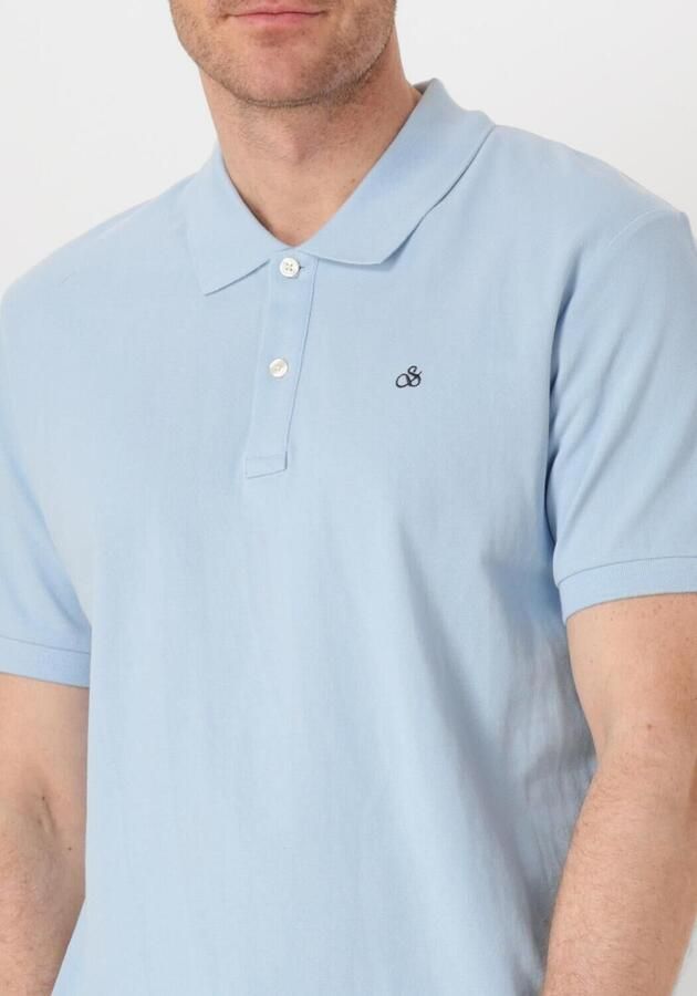 SCOTCH & SODA Heren Polo's & T-shirts Logo Pique Polo Blauw - Foto 3