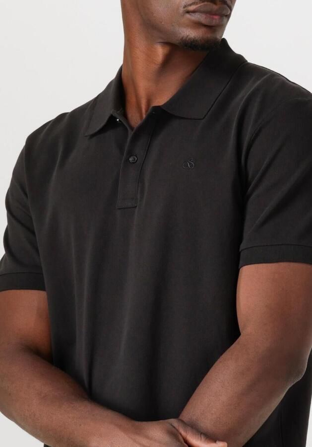 Scotch & Soda T-shirt Scotch & Soda Core Piqué Polo Zwart - Foto 2