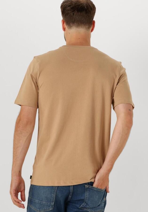 SCOTCH & SODA Heren Polo's & T-shirts Seasonal Core Regular-fit Logo T-shirt Beige - Foto 2