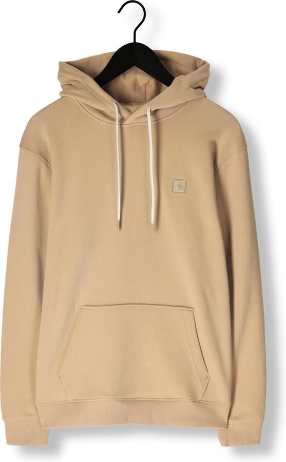 Scotch & Soda Kern Badge Logo Hoodie Sweatshirt Beige Heren - Foto 3