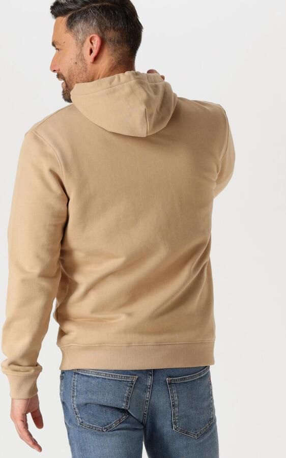 Scotch & Soda Kern Badge Logo Hoodie Sweatshirt Beige Heren - Foto 2