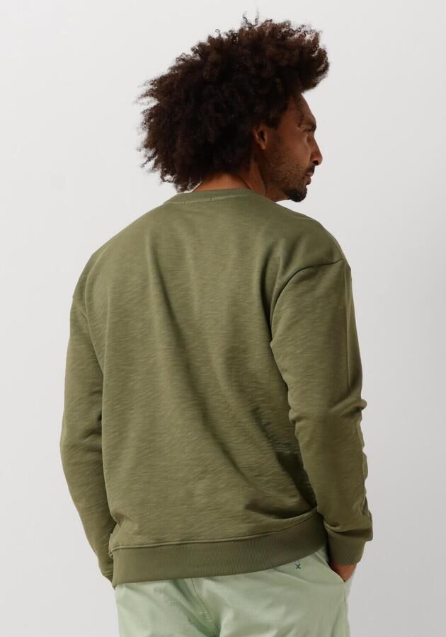 SCOTCH & SODA Heren Truien & Vesten Chest Artwork Sweatshirt Groen - Foto 2