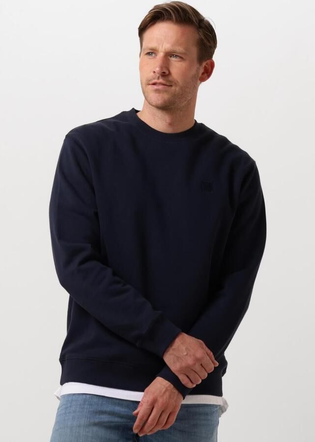 SCOTCH & SODA Heren Truien & Vesten Core Logo Sweatshirt Donkerblauw - Foto 3