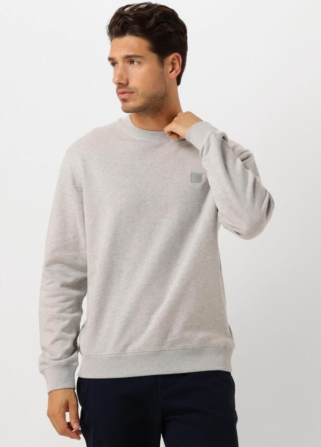 Scotch & Soda Logo Sweatshirt Upgrade Stijlvol Grijs Katoen Gray Heren - Foto 4