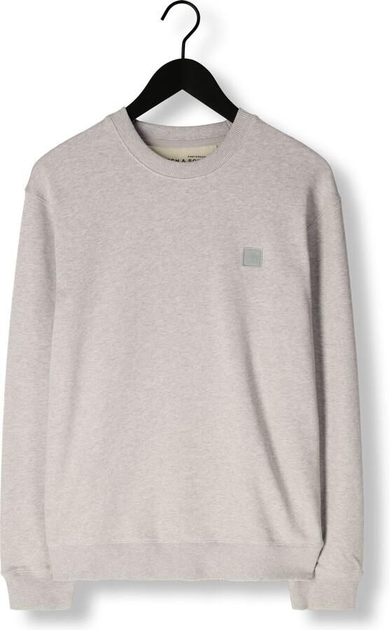 Scotch & Soda Logo Sweatshirt Upgrade Stijlvol Grijs Katoen Gray Heren - Foto 3