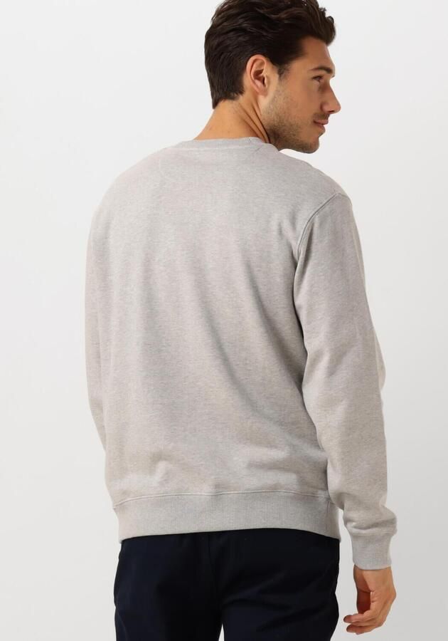 Scotch & Soda Logo Sweatshirt Upgrade Stijlvol Grijs Katoen Gray Heren