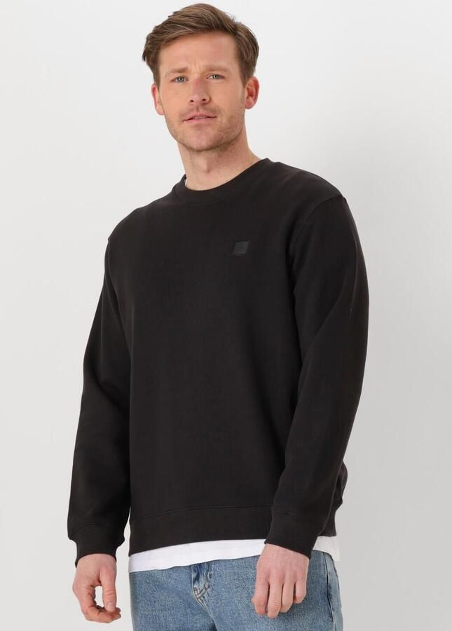 SCOTCH & SODA Heren Truien & Vesten Core Logo Sweatshirt Zwart - Foto 4