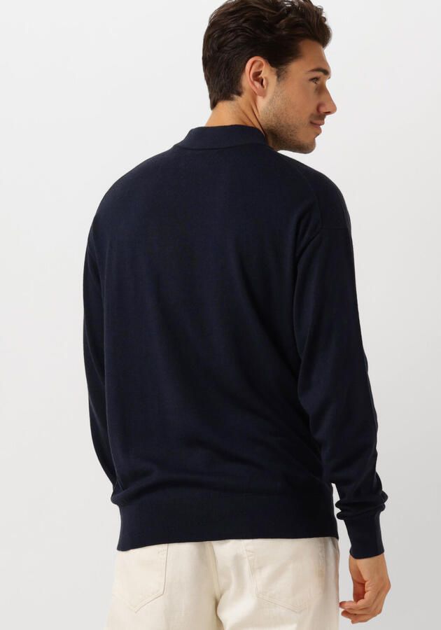 SCOTCH & SODA Heren Truien & Vesten Dropped Shoulder Mock Neck Pullover Donkerblauw